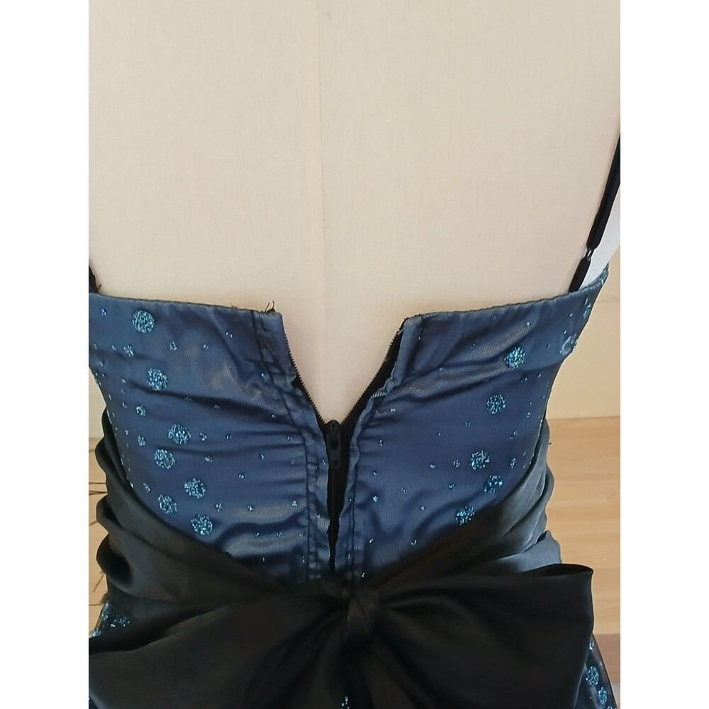 B. Darlin Cocktail Party Dress Prom Wedding Sequin Tool Overlay Size 3/4 Zipper - Picture 12 of 16